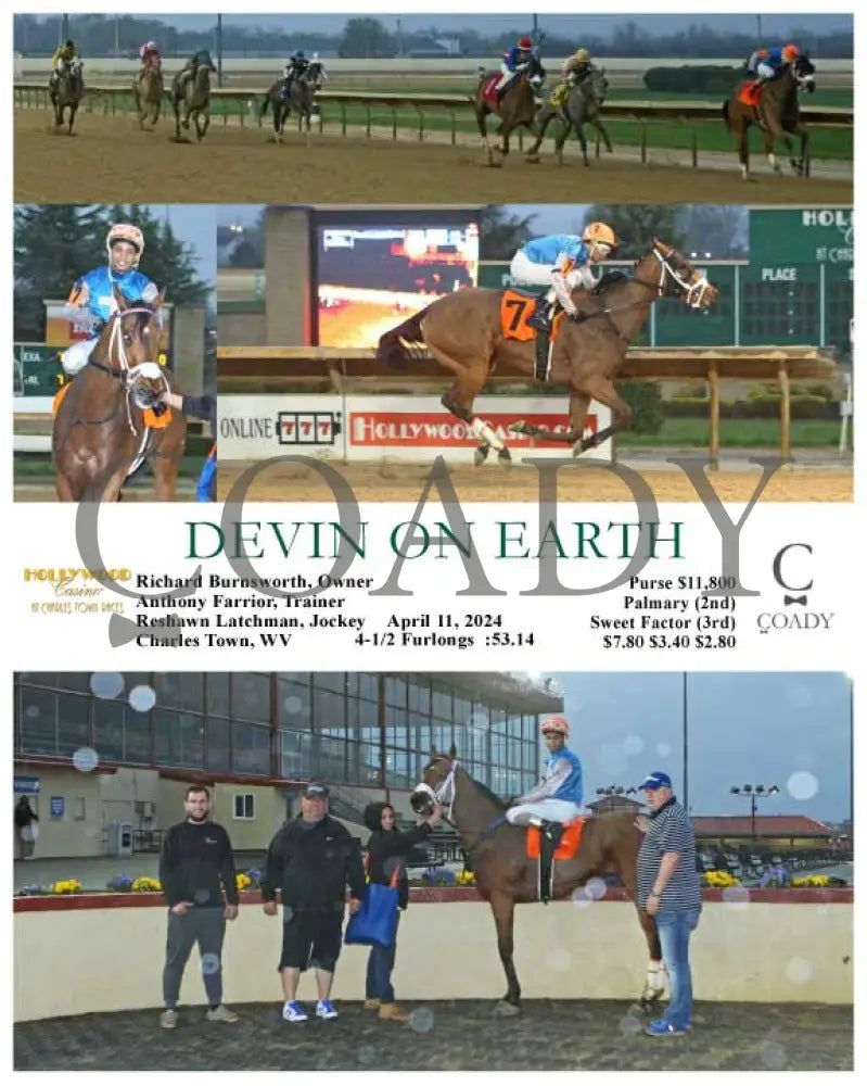 Devin On Earth - 04 - 11 - 24 R01 Ct Hollywood Casino At Charles Town Races