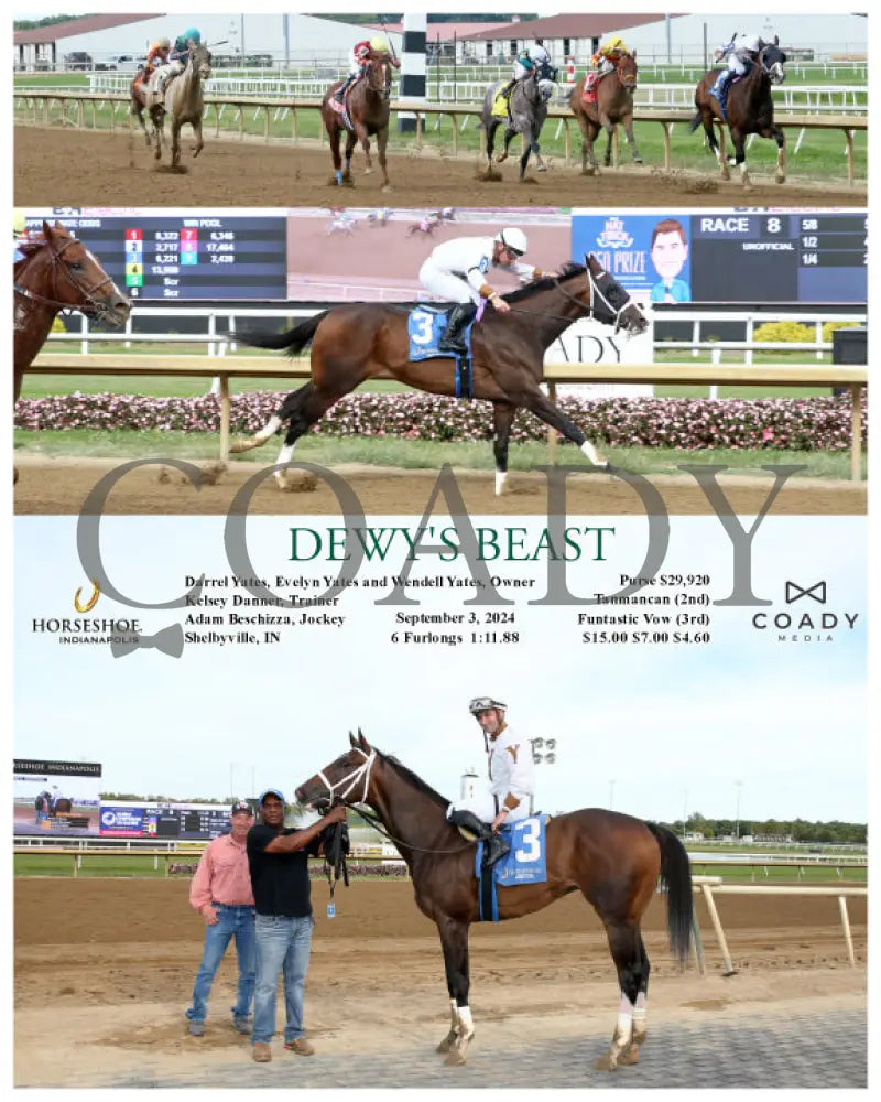 Dewy’s Beast - 09-03-24 R08 Ind Indiana Grand