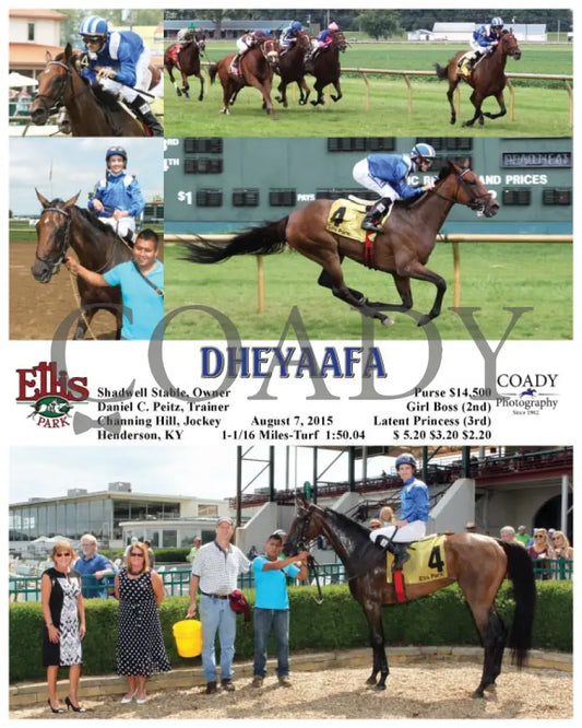 Dheyaafa - 080715 Race 05 Elp Ellis Park