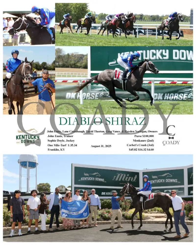 DIABLO SHIRAZ 08 31 25 R01 KD Churchill Downs