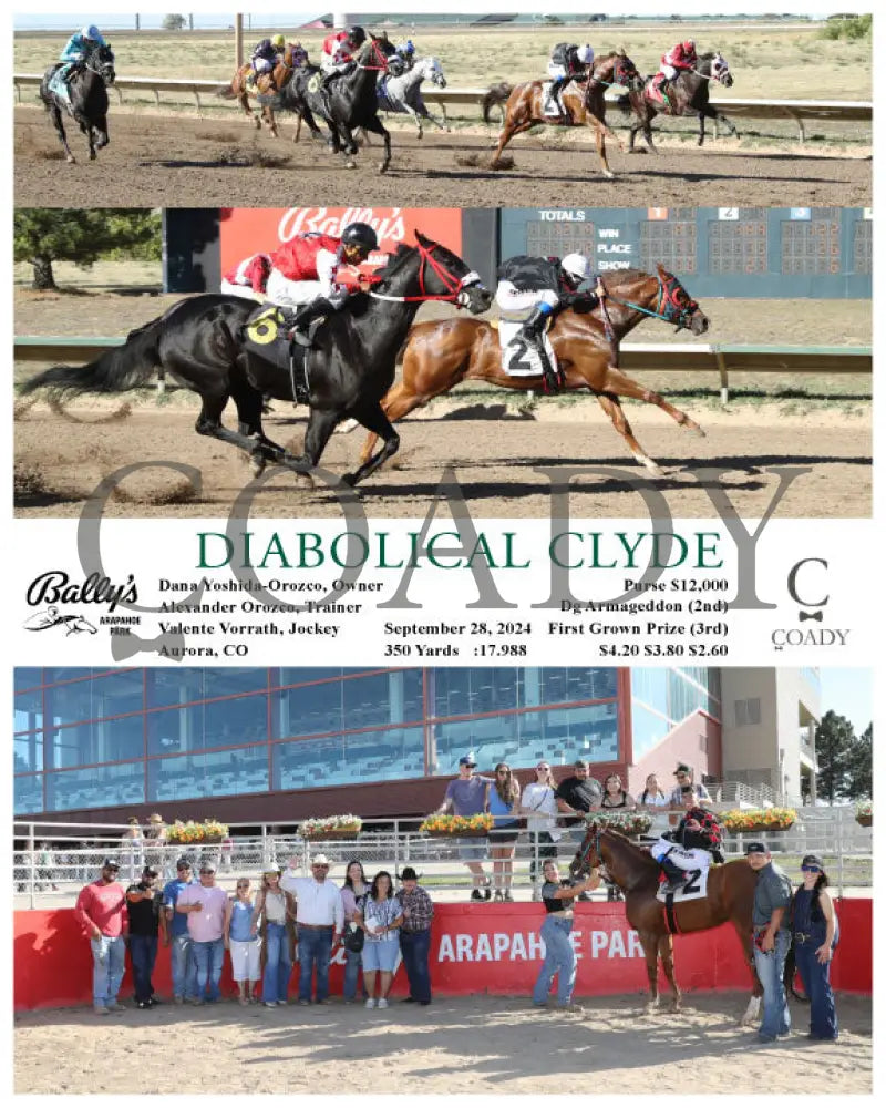 Diabolical Clyde - 09-28-24 R08 Arp Arapahoe Park