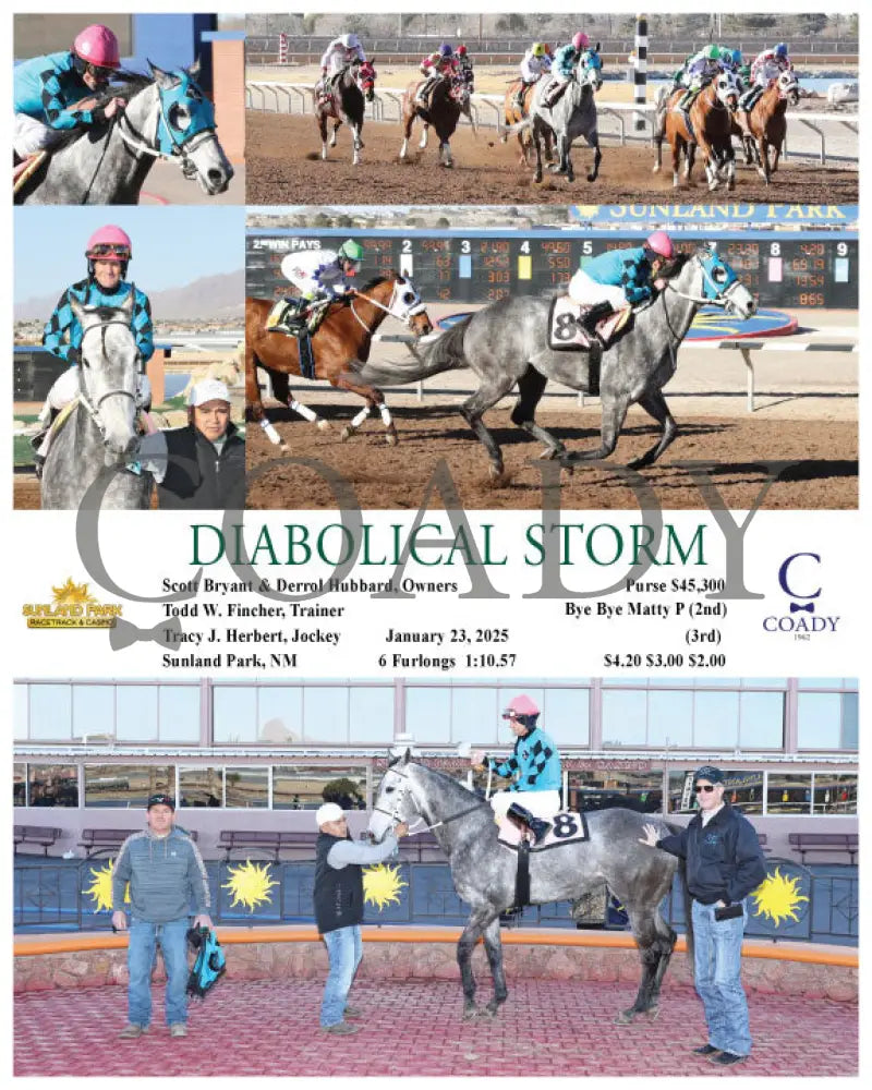 Diabolical Storm - 01-23-25 R08 Sun Turfway Park