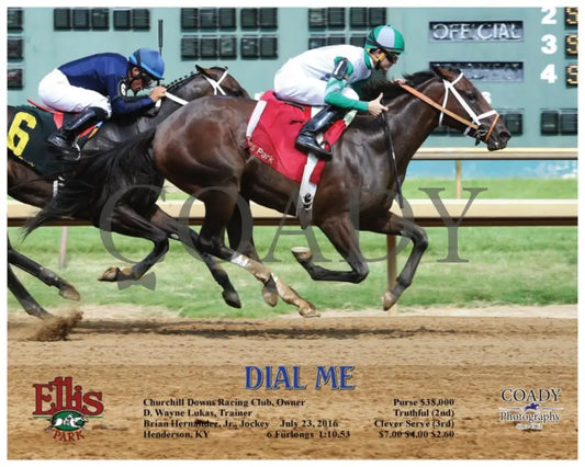 Dial Me - 072316 Race 07 Elp Action Ellis Park