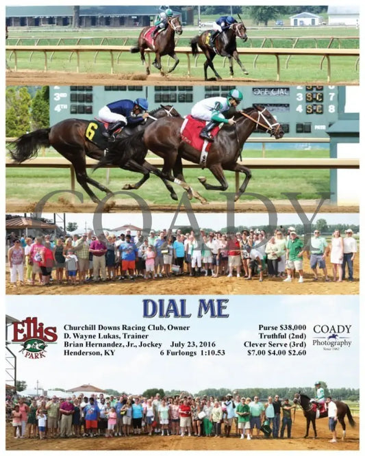 Dial Me - 072316 Race 07 Elp Ellis Park