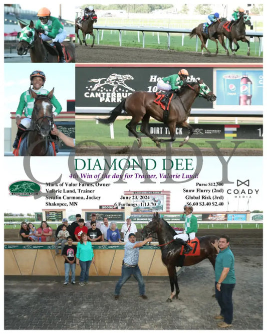 Diamond Dee - 4Th Win Of The Day For Trainer Valorie Lund! 06-23-24 R09 Cby Canterbury Park