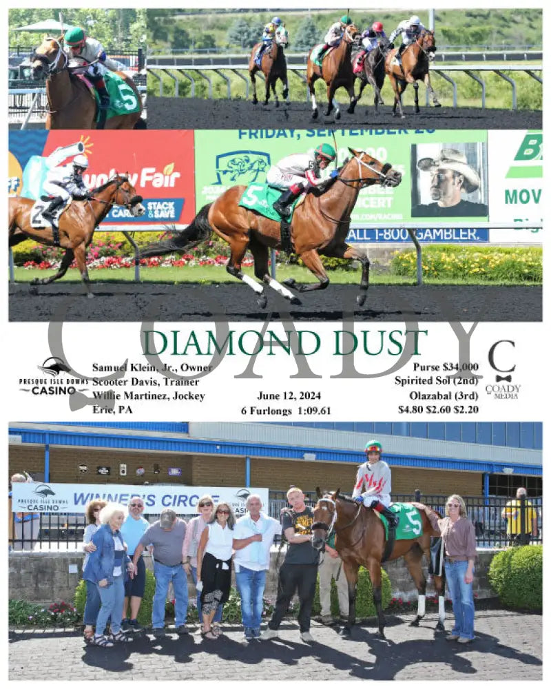 Diamond Dust - 061224 Race 03 Pid Presque Isle Downs