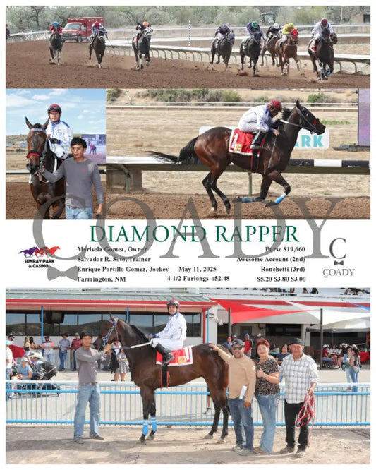 DIAMOND RAPPER - 05-11-25 - R09 - SRP SunRay Park