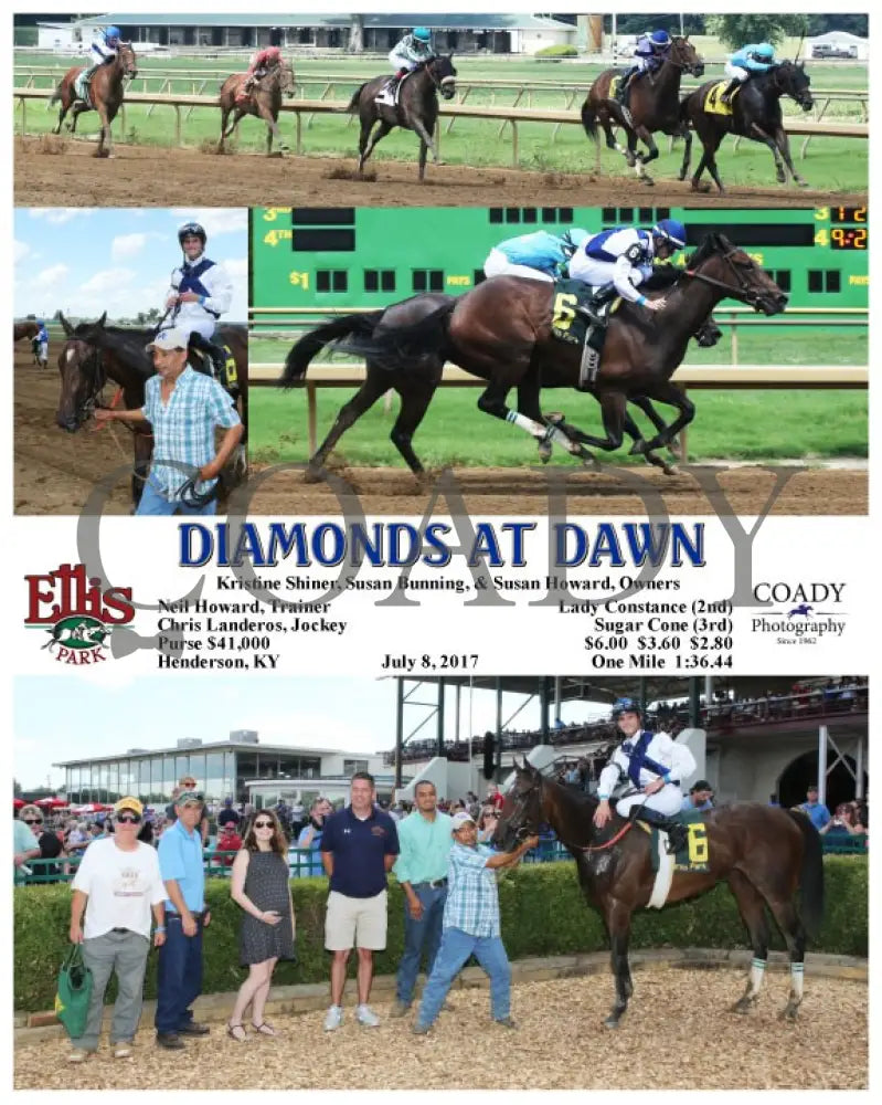 Diamonds At Dawn - 070817 Race 05 Elp Ellis Park