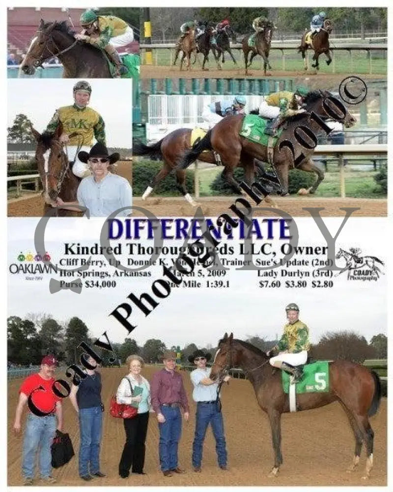 Differentiate - 3 5 2009 Oaklawn Park