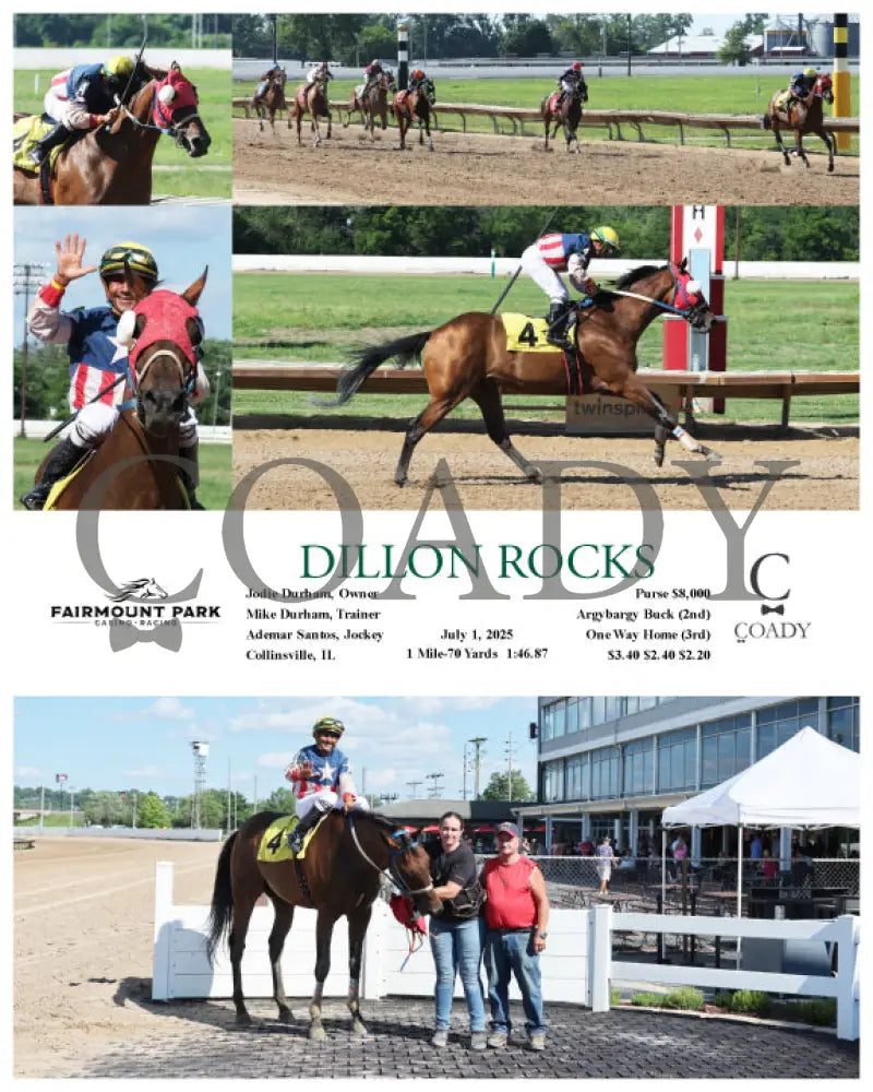 DILLON ROCKS - 07-01-25 - R08 - FP Fanduel Sportsbook Horse Racing