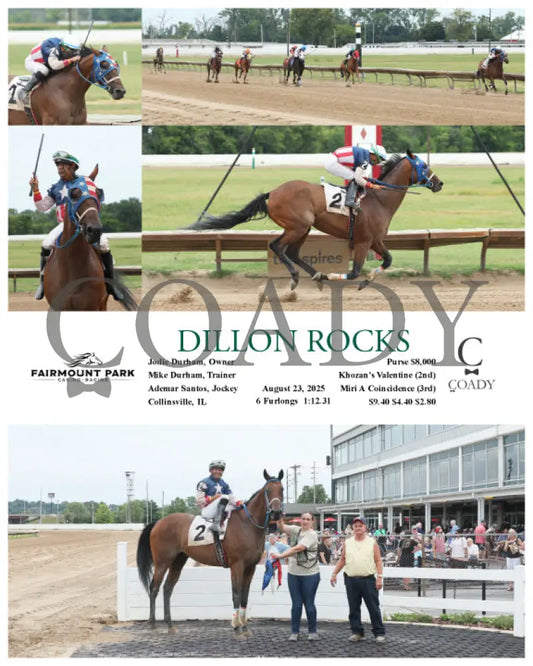 DILLON ROCKS 08 23 25 R03 FP Fanduel Sportsbook Horse Racing