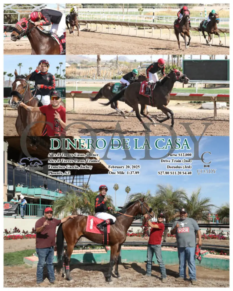 DINERO DE LA CASA - 02-20-25 - R03 - TUP Turf Paradise