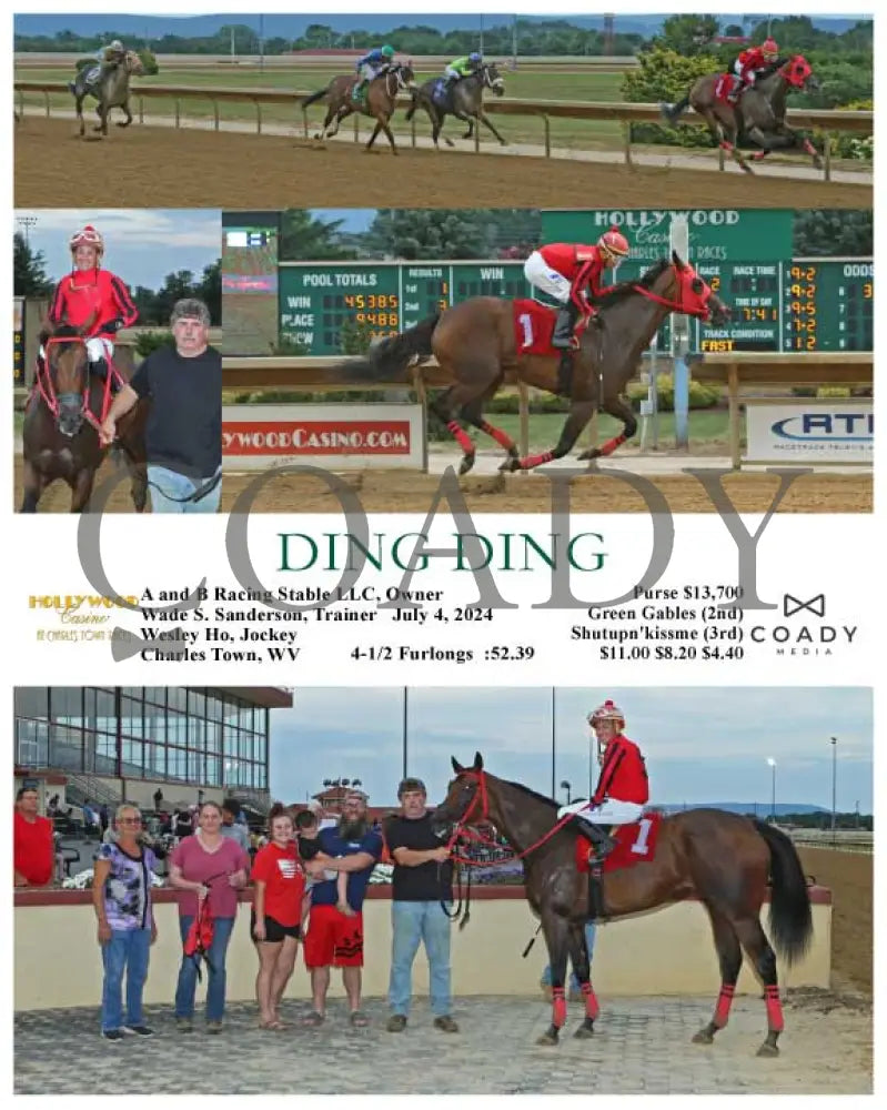 Ding - 07-04-24 R02 Ct Hollywood Casino At Charles Town Races