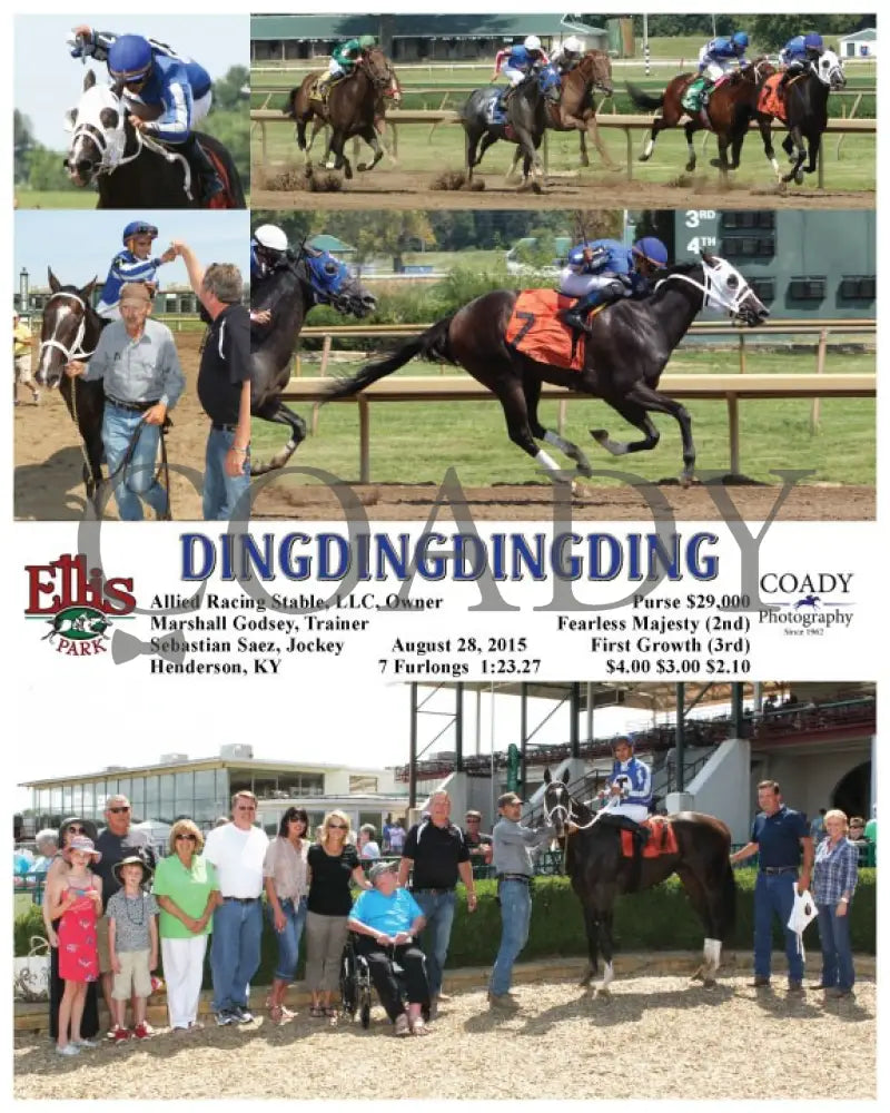 Dingdingdingding - 082815 Race 04 Elp Ellis Park