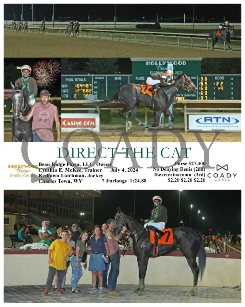 Direct The Cat - 07-04-24 R06 Ct Hollywood Casino At Charles Town Races