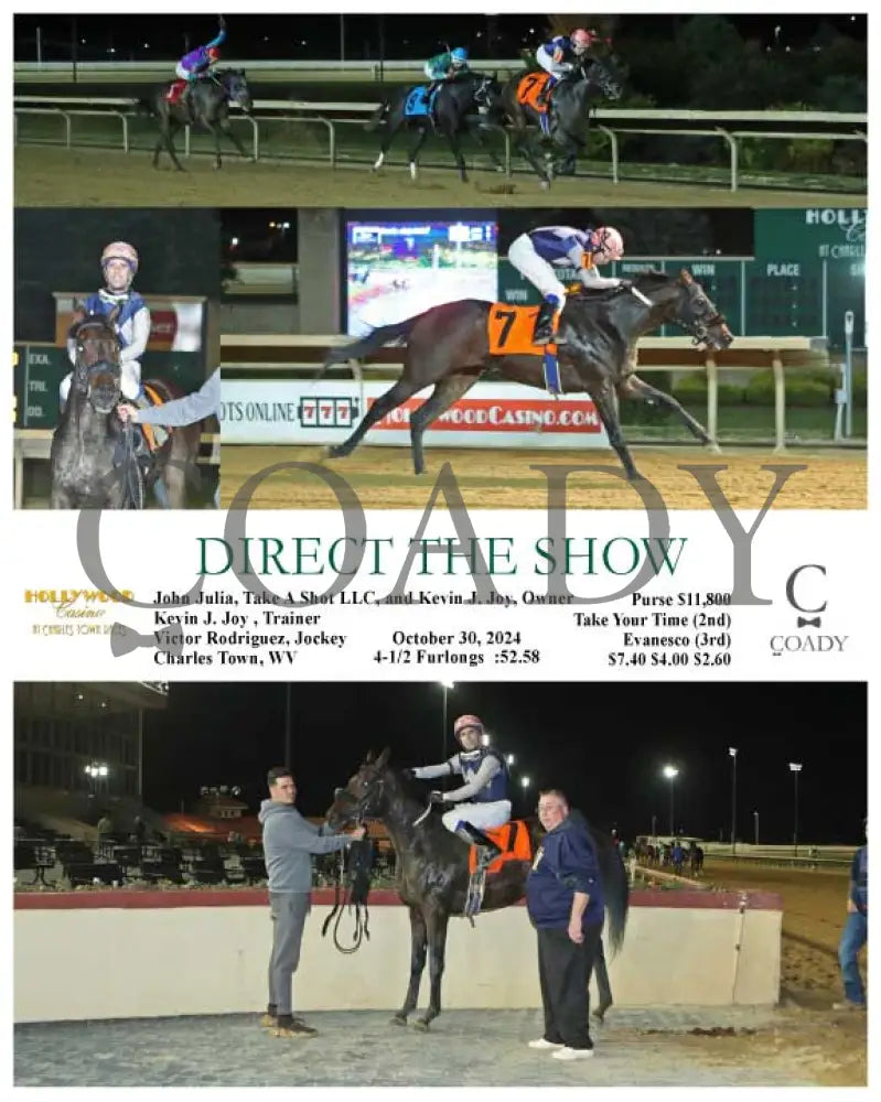 Direct The Show - 10-30-24 R08 Ct Hollywood Casino At Charles Town Races