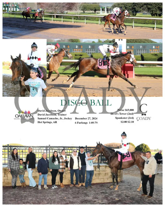 Disco Ball - 12-27-24 R06 Op Oaklawn Park