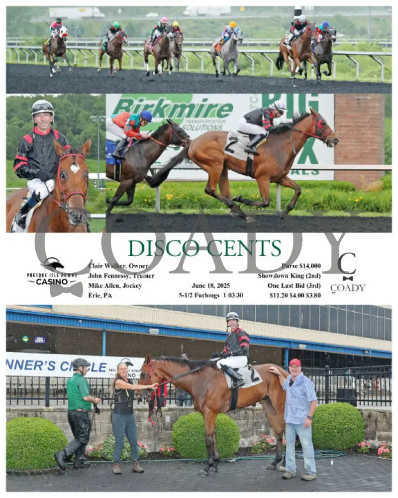 DISCO CENTS - 06-18-25 - R04 - PID Presque Isle Downs