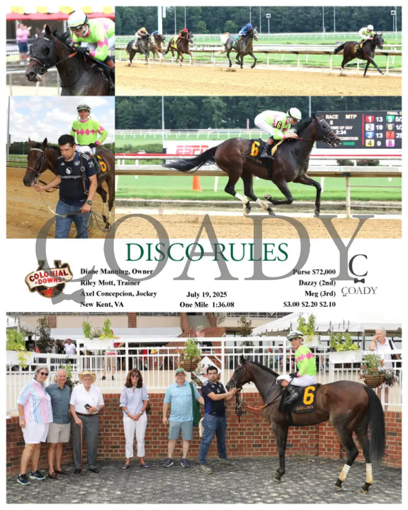 DISCO RULES - 07-19-25 - R05 - CNL Colonial Downs