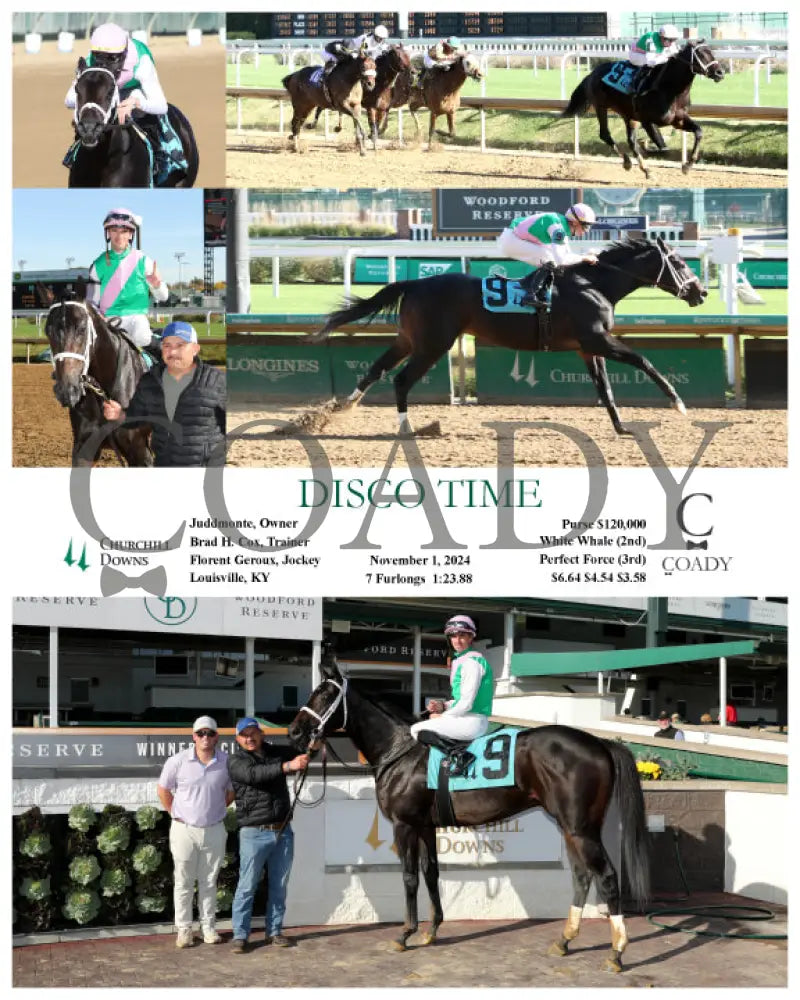 Disco Time - 11-01-24 R06 Cd Churchill Downs