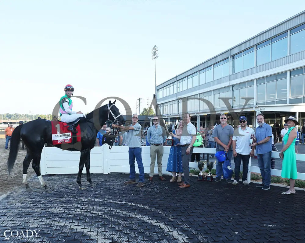 DISCO TIME - The STL Derby Sponsored by FanDuel - 09-19-25 - R08 - FP - Winners Circle 01 - Coady Media - Kurtis Coady Photography