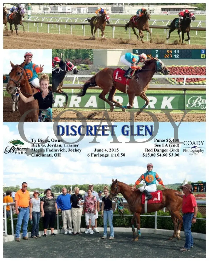 Discreet Glen - 060415 Race 08 Btp Belterra Park