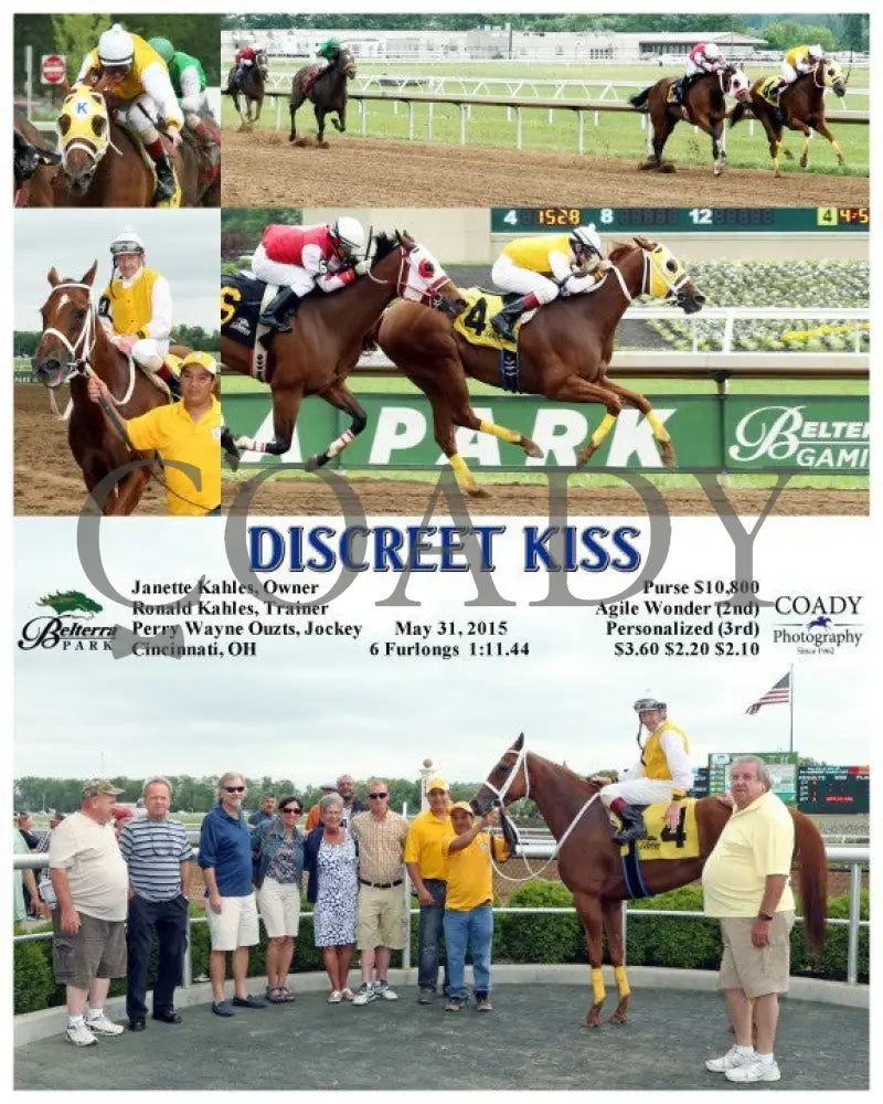 Discreet Kiss - 053115 Race 04 Btp Belterra Park
