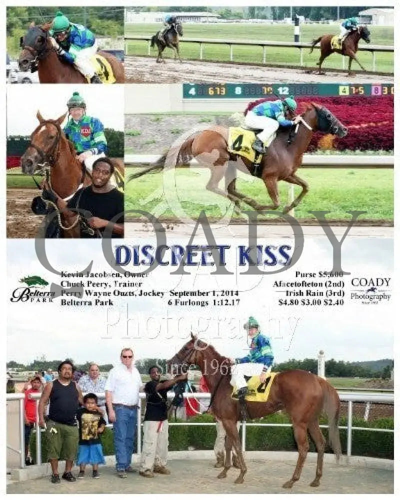 Discreet Kiss - 090114 Race 08 Btp Belterra Park