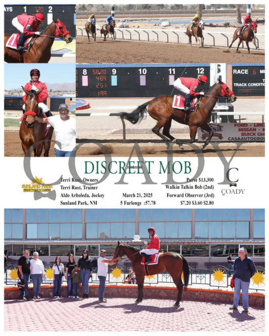 DISCREET MOB - 03-21-25 - R06 - SUN Sunland Park