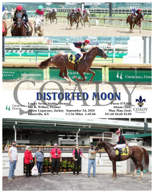 Distorted Moon - 09-24-20 R03 Cd Churchill Downs