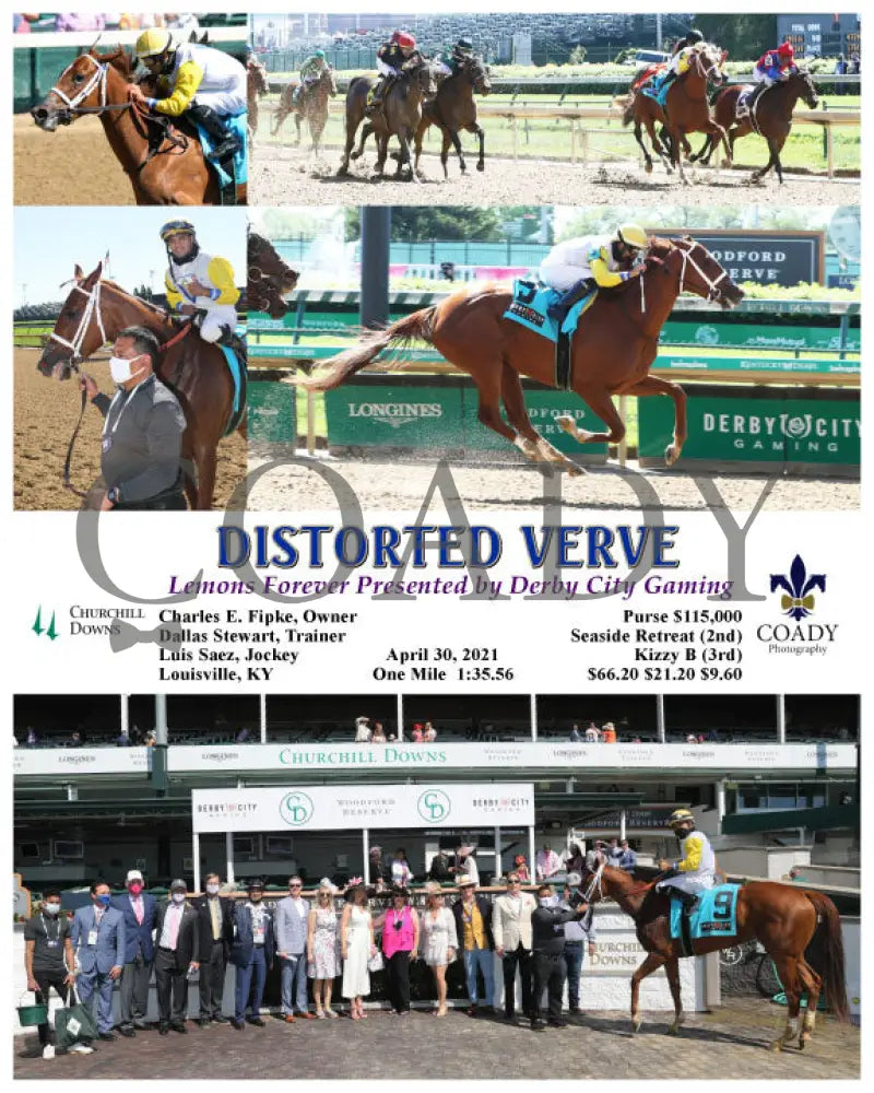 Distorted Verve - 04-30-21 R02 Cd Churchill Downs