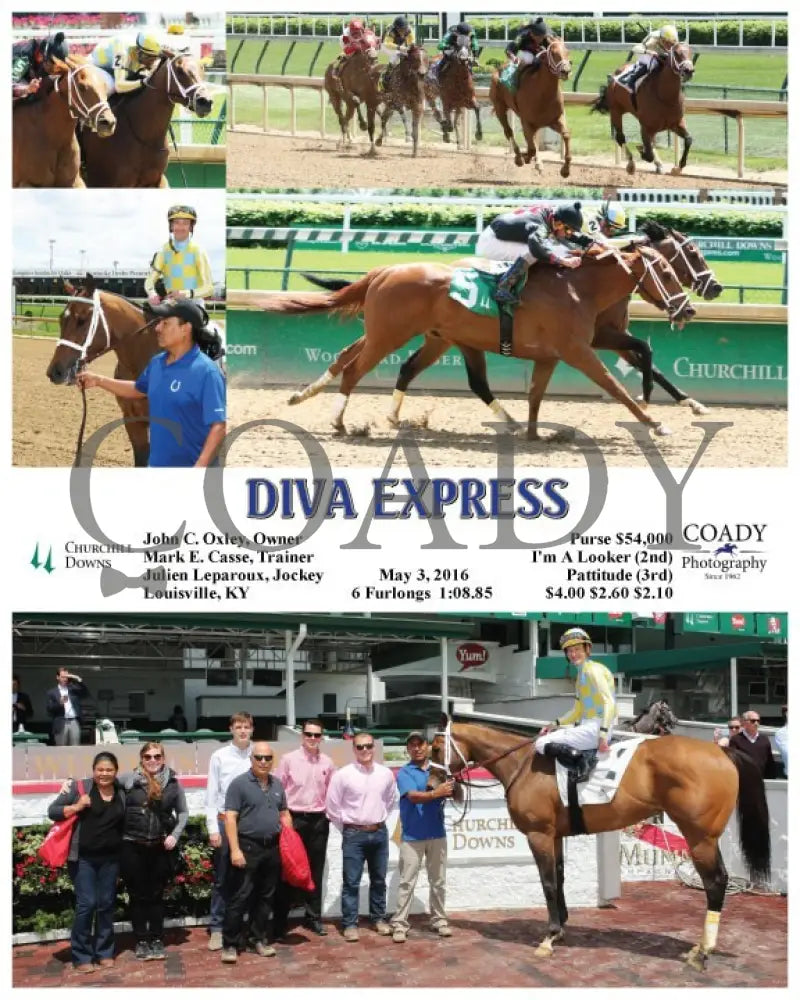 Diva Express - 050316 Race 01 Churchill Downs