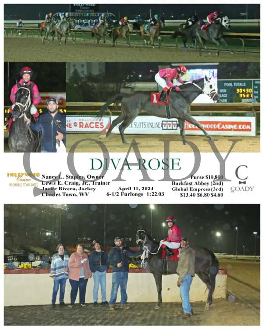 Diva Rose - 04 - 11 - 24 R03 Ct Hollywood Casino At Charles Town Races