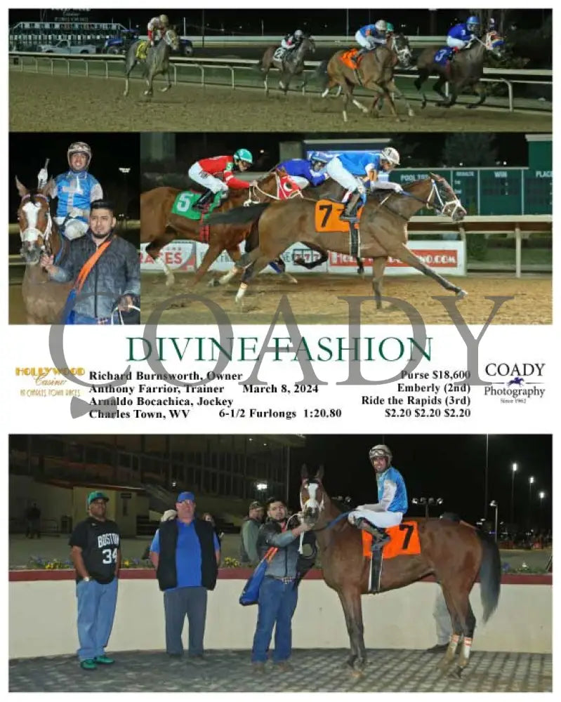Divine Fashion - 03 - 08 - 24 R06 Ct Hollywood Casino At Charles Town Races