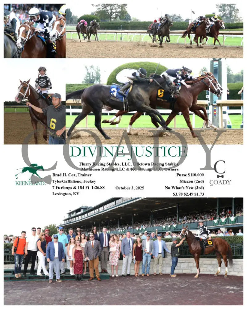 DIVINE JUSTICE - 10-03-25 - R05 - KEE Keeneland