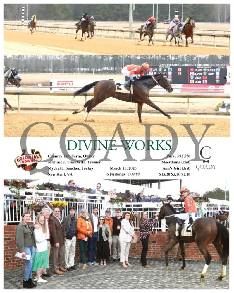 DIVINE WORKS - 03-15-25 - R02 - CNL Colonial Downs