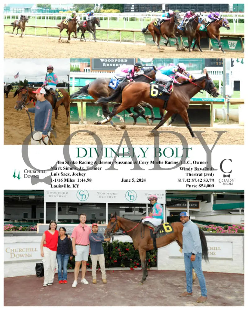 Divinely Bolt - 06-05-24 R05 Cd Churchill Downs