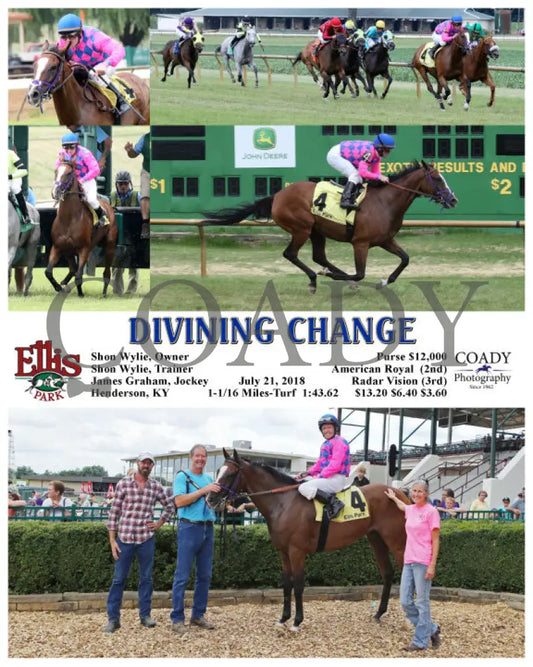 Divining Change - 072118 Race 06 Elp Ellis Park