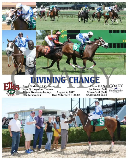 Divining Change - 080417 Race 04 Elp Ellis Park