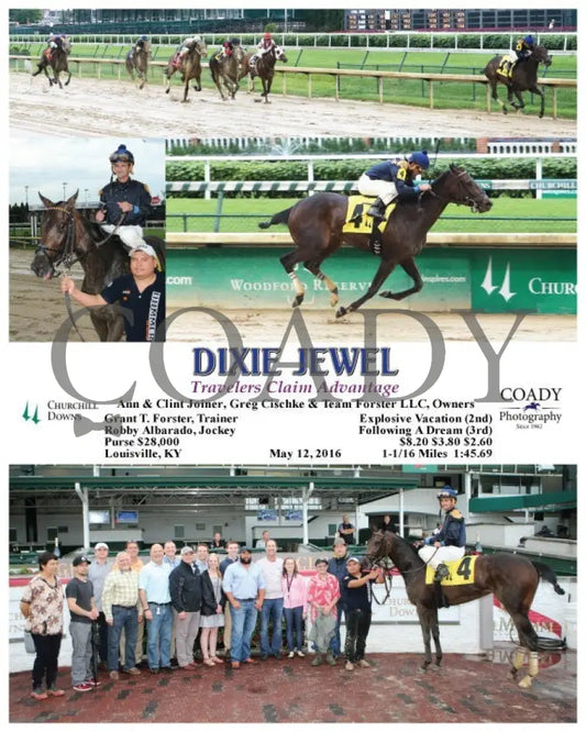 Dixie Jewel - 051216 Race 04 Cd Churchill Downs