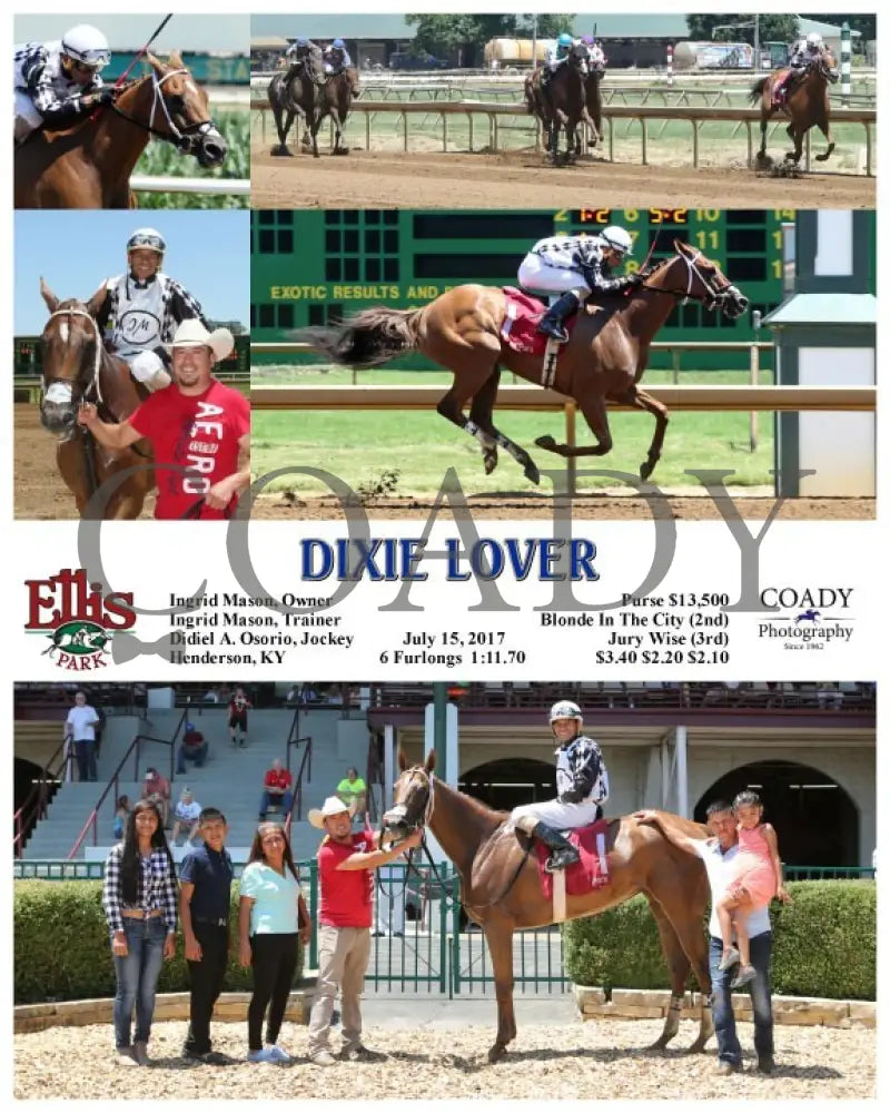 Dixie Lover - 071517 Race 01 Elp Ellis Park