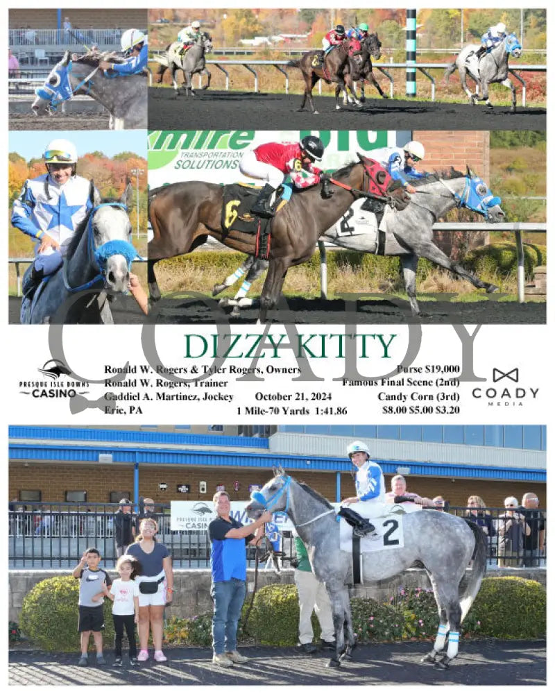Dizzy Kitty - 10-21-24 R02 Pid Presque Isle Downs