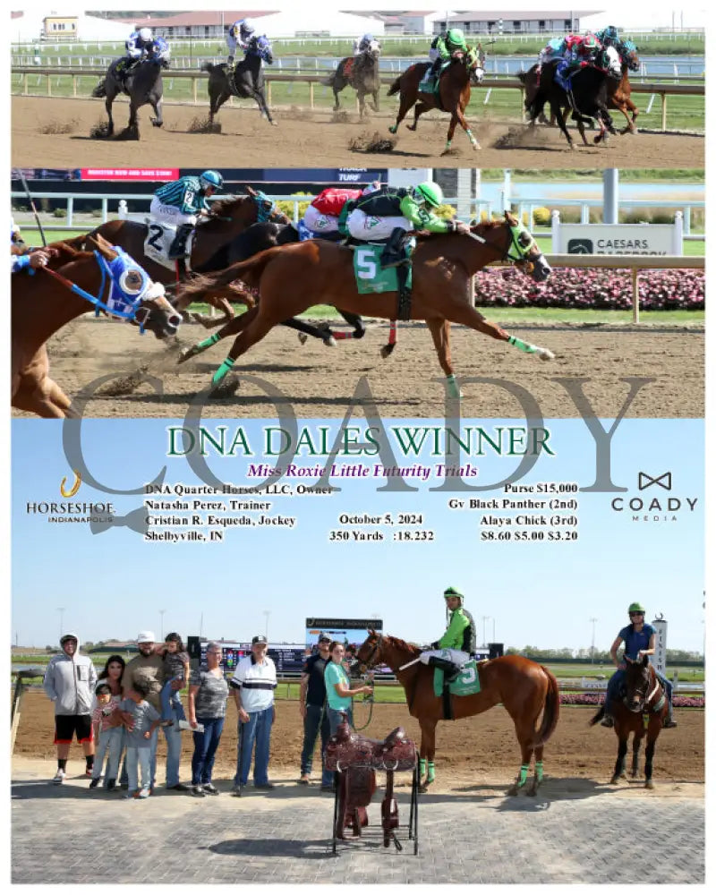 Dna Dales Winner - Miss Roxie Little Futurity Trials 10-05-24 R05 Ind Indiana Grand