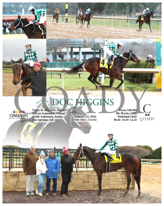 Doc Higgins - 01-12-24 R02 Op Oaklawn Park