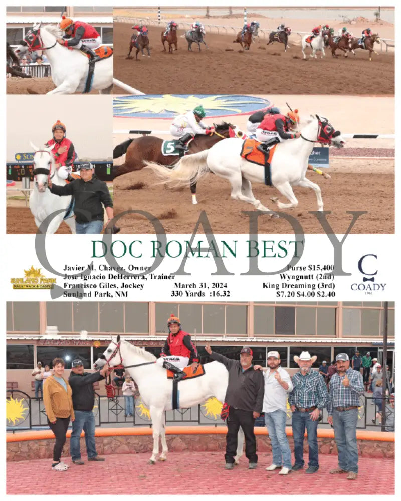 Doc Roman Best - 03 - 31 - 24 R06 Sun Sunland Park
