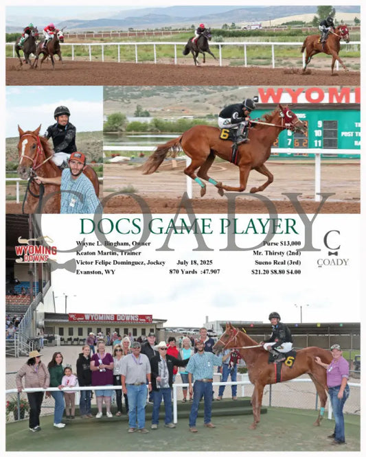 DOCS GAME PLAYER - 07-18-25 - R06 - WYO Wyoming Downs