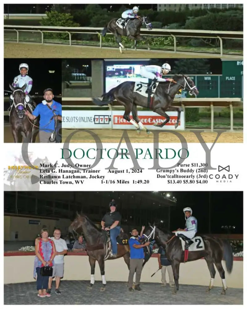 Doctor Pardo - 08-01-24 R05 Ct Hollywood Casino At Charles Town Races