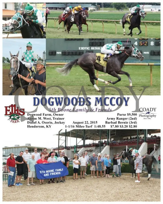 Dogwoods Mccoy - 082215 Race 04 Elp Ellis Park