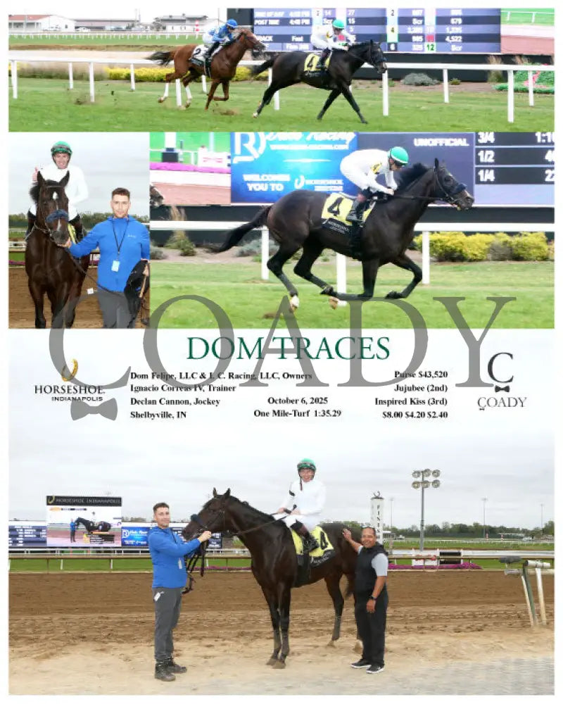 DOM TRACES - 10-06-25 - R06 - IND Indiana Grand