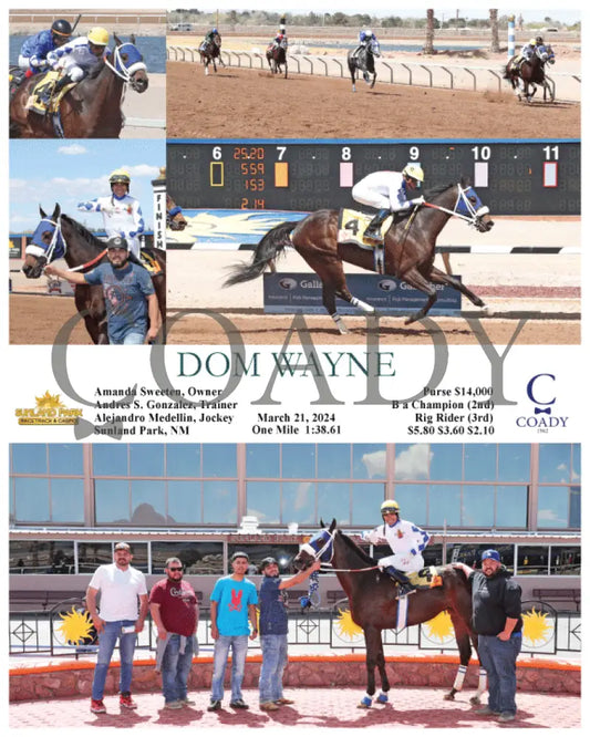 Dom Wayne - 03 - 21 - 24 R03 Sun Sunland Park